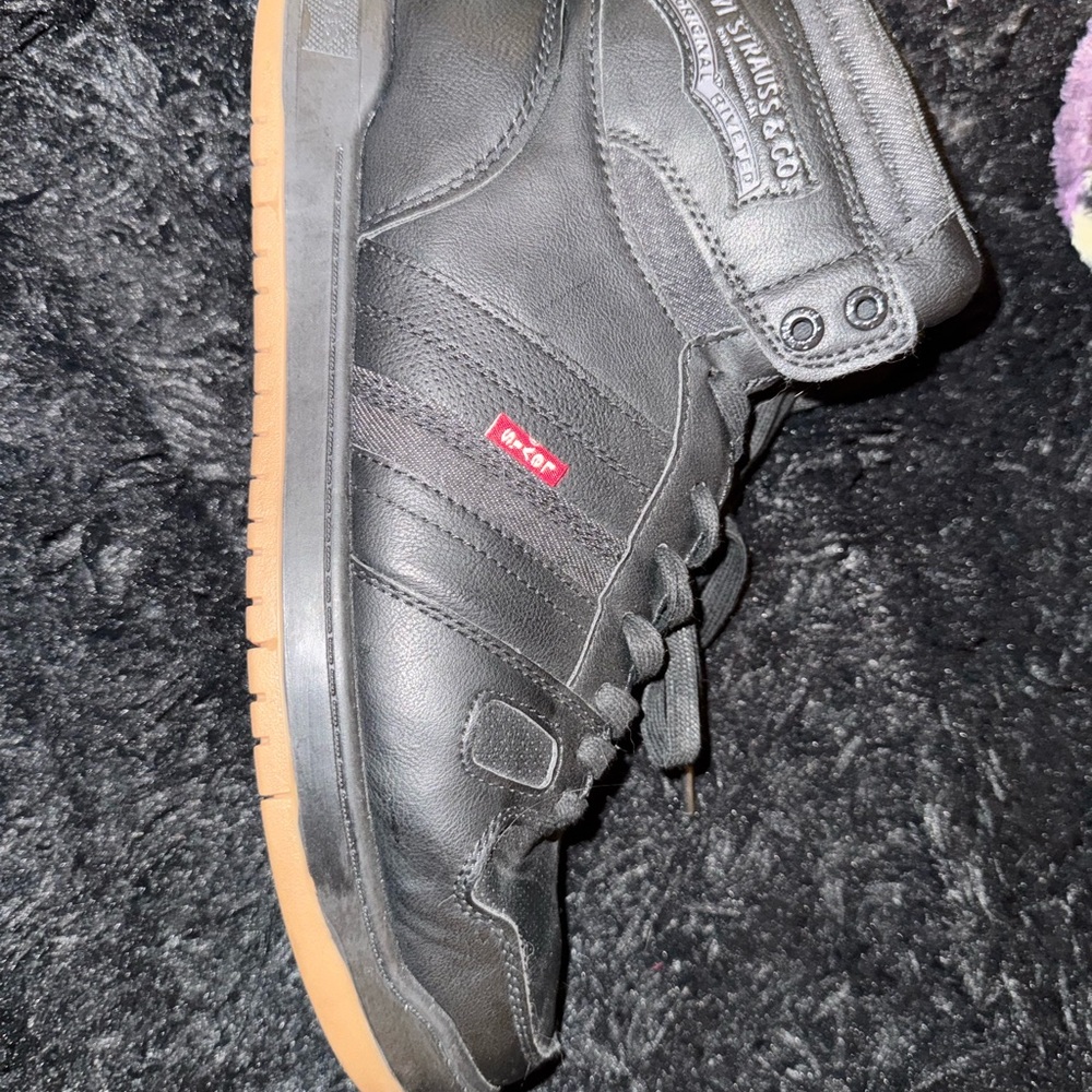 Levi's Black and Tan Men's Sneakers